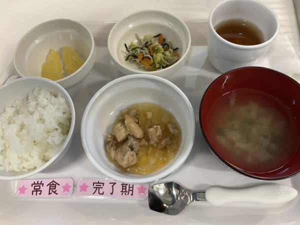 鶏肉と白菜の煮物です《常食、完了期》