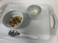 お好み焼きです《常食、完了》